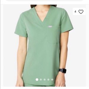 Figs Catarina top in Jade